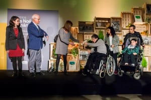 Momento del acto de entrega del Premio Luis Noé Fernández