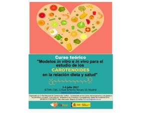 Curso teórico: Modelos in vitro e in vivo para el estudio de los CAROTENOIDES