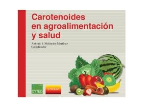 Portada del libro Carotenoides en agroalimentación y salud.