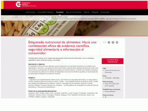 Presentación etiquetado nutricional