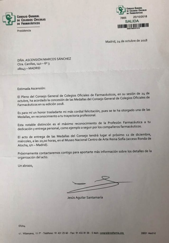 award notification