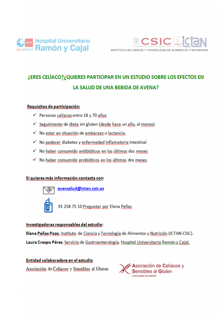 Voluntarios celíacos