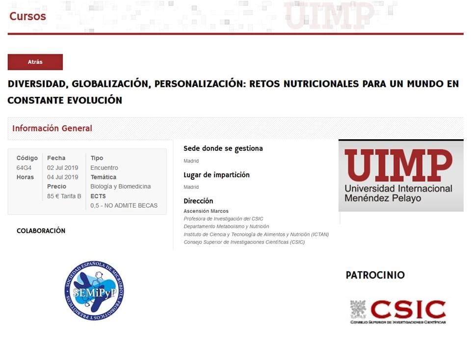 curso UIMP