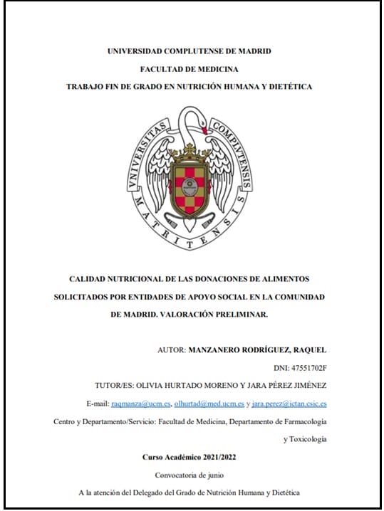 Portada TFG Premio Ayuntamiento de Madrid