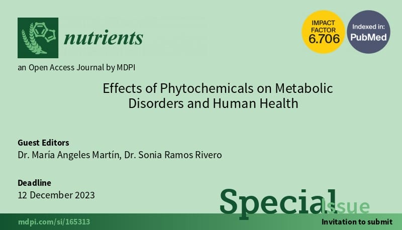 Nutrients María Ángeles Martín y Sonia Ramos Rivero