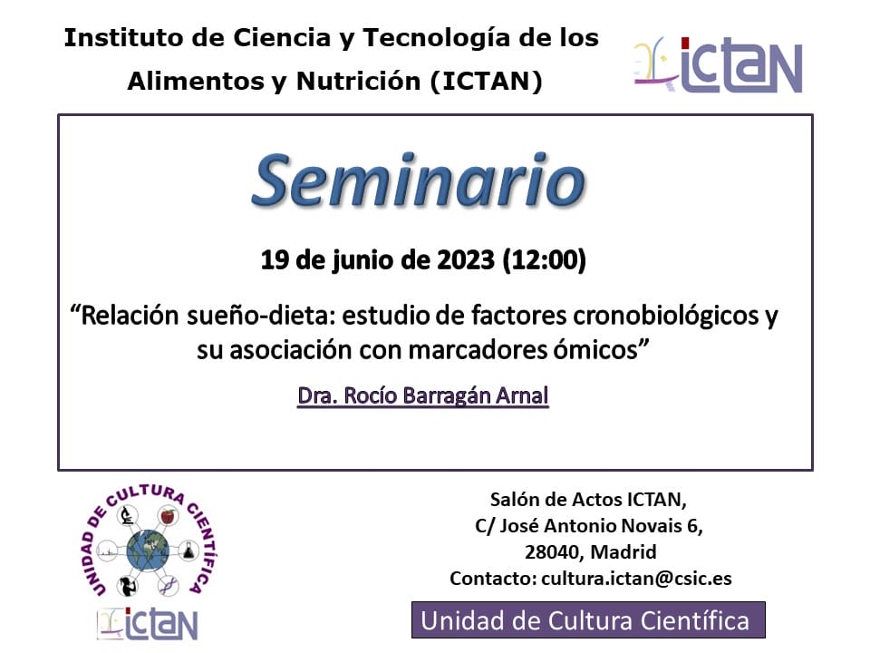 Seminario en el  ICTAN 19-6-2023