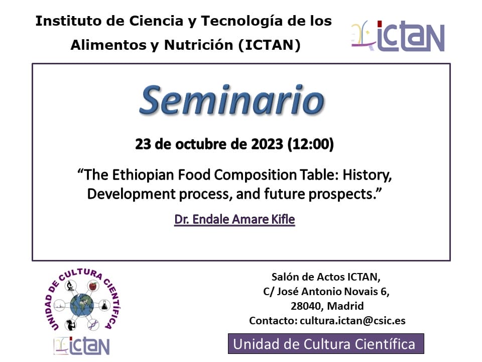 Seminario 23-10-2023 en el ICTAN